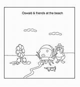 Coloring Oswald Octopus Pages Popular sketch template