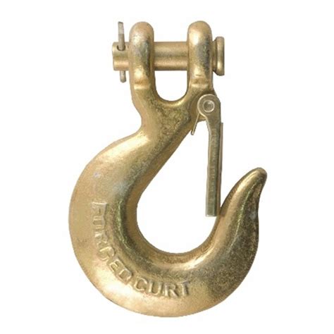 Curt Mfg 3 4 Clevis Hook With Safety Latch 18 000 Lb Rating