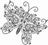 Coloring Butterfly Pages Printable Mandala Adults Complex Animal Elementary Detailed Students Endless Adult Hard Cute Colouring Print Life Creations Getcolorings sketch template