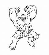 Hulk Incredible Bestcoloringpagesforkids sketch template