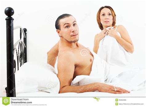 Terrified Couple Caught During Sex Stock Image Image Of