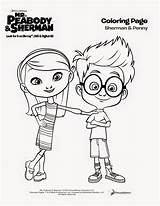 Sherman Peabody Mr Coloring Printable Colouring Pages Giveaway Sheets Ray Quotes Activity Fheinsiders Blu Dvd Wabac Take Screen Template Quotesgram sketch template