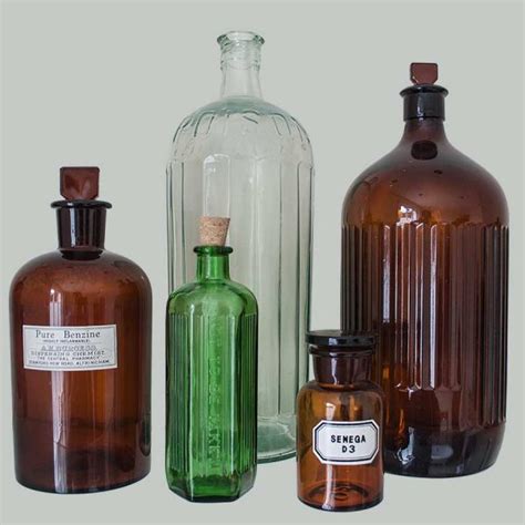 Vintage Brown Glass Apothecary Bottles Vintage Matters