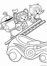 Coloring4free Coloring Team Pages Umizoomi Bot Geo Milli sketch template