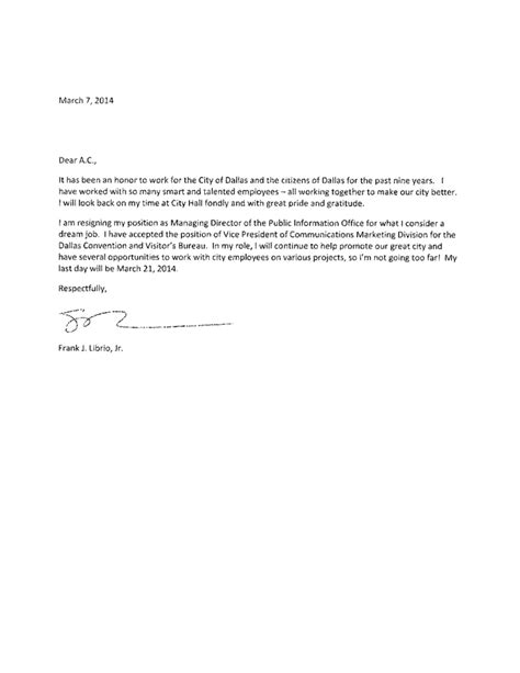 letter  resignation due  hostile work environment sample