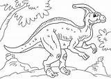 Parasaurolophus Dinosaurier Malvorlage Ausmalbilder Große Herunterladen sketch template
