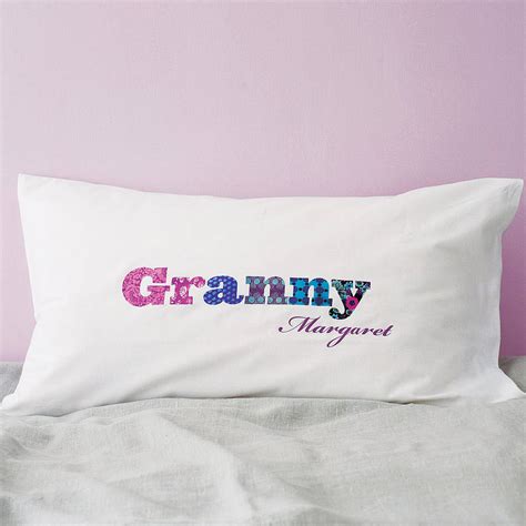 Granny Grandma Grandpa Grandad Personalised Pillowcase By Twisted Twee