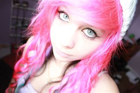 Pinkish Scene Hair Pink Hair Cute Hair Colors Emo Hair