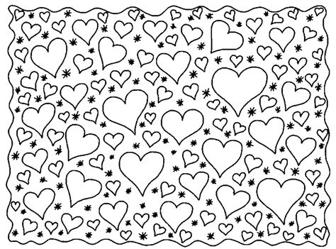 heart shape heart mandala coloring pages