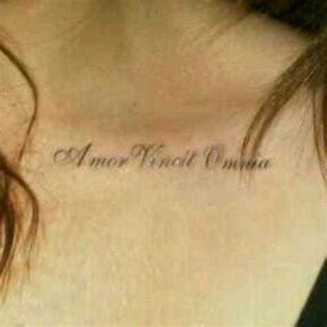 my tattoo amor vincit omnia love conquers all in latin tattoos pinterest the o jays amor