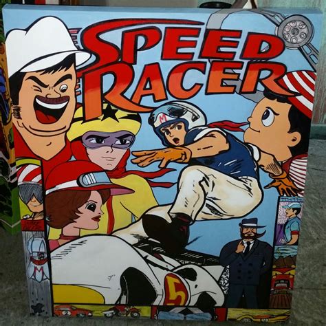 speed racer cartoon series originals paintings categories