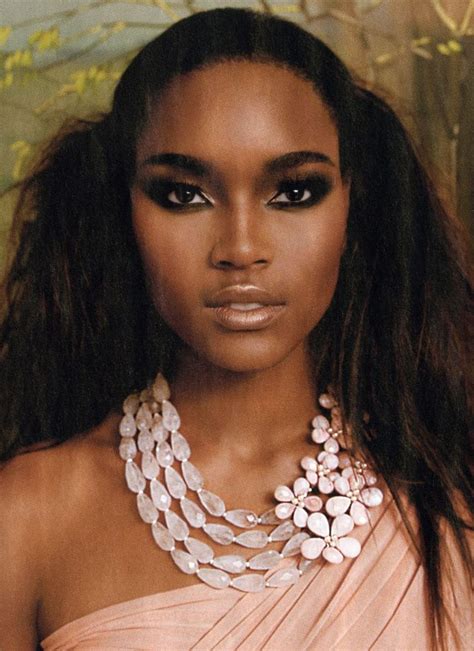 20 Best Black Fashion Models Images On Pinterest Black Women Faces