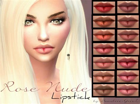 Rose Nude Lipstick Matte The Sims 4 Catalog