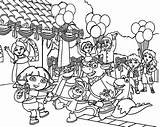 Coloring Family Cartoon Pages Friends Drawing Dora Kids Explorer Party Printable Getdrawings Color Character Getcolorings Template Amish Tree Woman Colorings sketch template