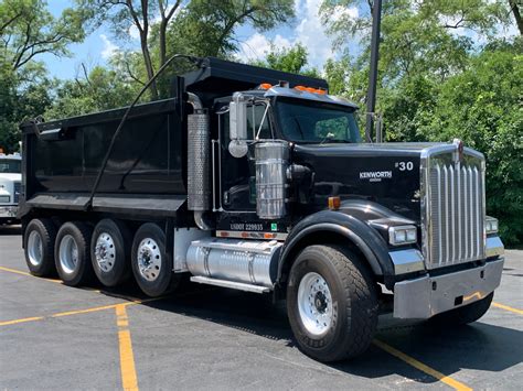 kenworth  quad axle dump truck cat  acert  hp  sale sold midwest