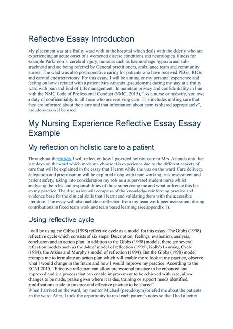 buy  reflective essay  nursing gibbs analyzing gibbs model
