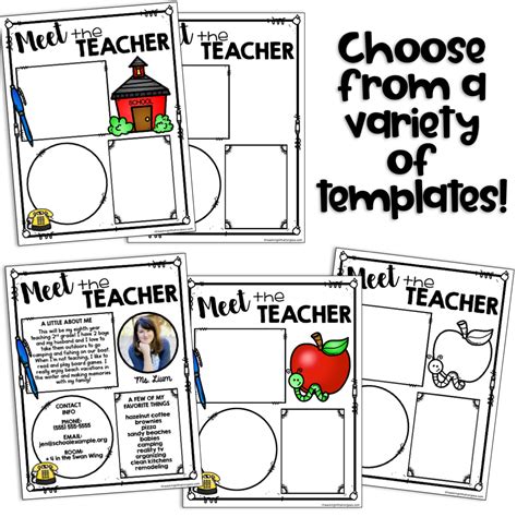 meet  teacher template teacher templates meet  teacher