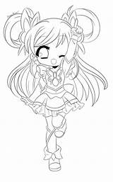 Cure Coloring Chibi Color Dream Pages Anime Deviantart Pretty Manga Kawaii Cute sketch template