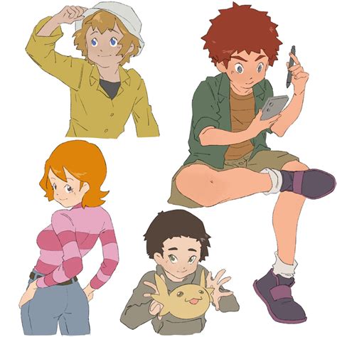 Hida Iori Izumi Koushirou Takaishi Takeru Takenouchi Sora Digimon