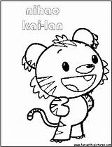 Coloring Pages Kailan Rintoo Colouring Nihao Tolee sketch template