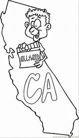 California Coloring Map Pages Usa Printable State Symbols Popular Library Clipart Coloringhome Comments Categories sketch template