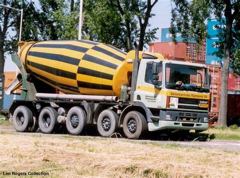 daf ginaf  holland types  concrete mix concrete huge truck big trucks cement mixer truck