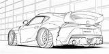 Supra Kolorowanka Kolorowanki Druku Lexus Drift Mazda Supercar Drifting Romain Grosjean sketch template