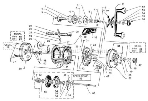 abu garcia   parts list  diagram   ereplacementpartscom