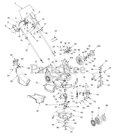 cub cadet src    cub cadet walk  mower  general assembly parts