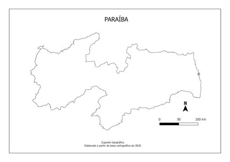 mapa da paraiba