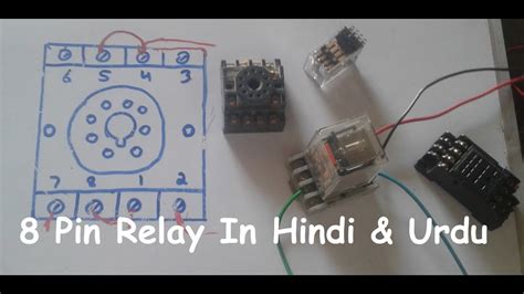 pin relay wiring connection  basesocket  hindi urdu youtube