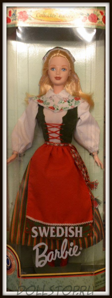 Коллекционная кукла Барби как Шведка swedish barbie doll