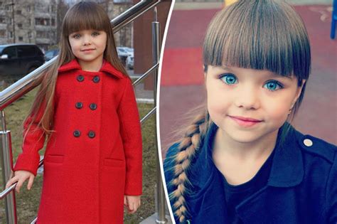 six year old model dubbed the most beautiful girl in the world is an