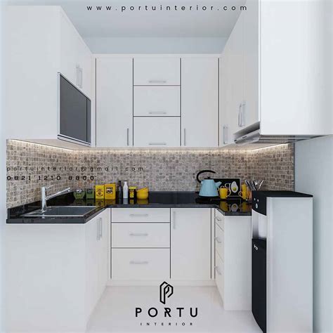 jasa kitchen set desain custom hasil maksimal portu interior
