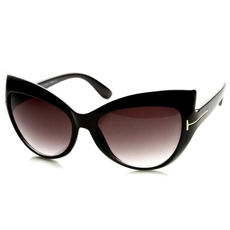 glamorous fashion designer womens cat eye sunglasses zerouv