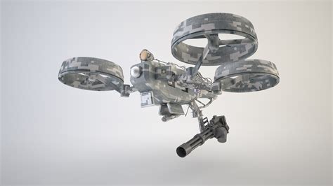 quadrocopter drone  model rigged ds cgtradercom