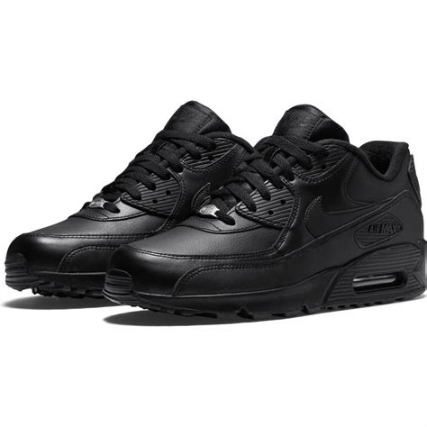 Nike Nike Mens Air Max 90 Leather Trainers Black Mens From Loofes Uk