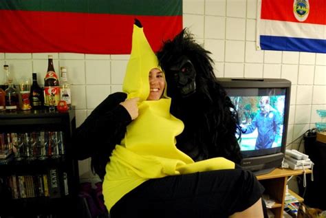 Gorilla And Banana Homemade Halloween Couples Costumes Popsugar
