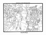 Fallout Colouring sketch template