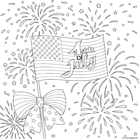 printable full size   july coloring pages