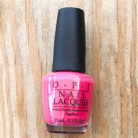 opi nail lacquer charged up cherry polish