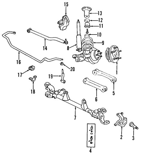 jeep grand cherokee front suspension diagram