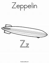 Zeppelin Pages sketch template