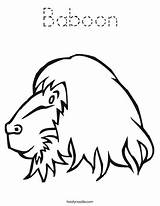 Baboon Coloring Pages Outline Head Tattoo Pro Cute Noodle Getcolorings Favorites Login Add Twistynoodle Tattooimages Biz Twisty Animal 02kb sketch template