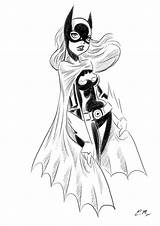 Batgirl Scribbles Bruce Timm Batwoman Catwoman sketch template