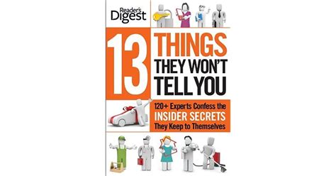 13 things they won t tell you by reader s digest association