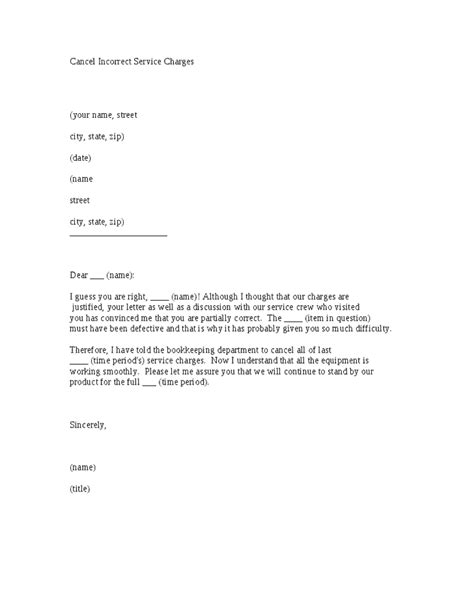sample cancellation letters writing letters formats examples