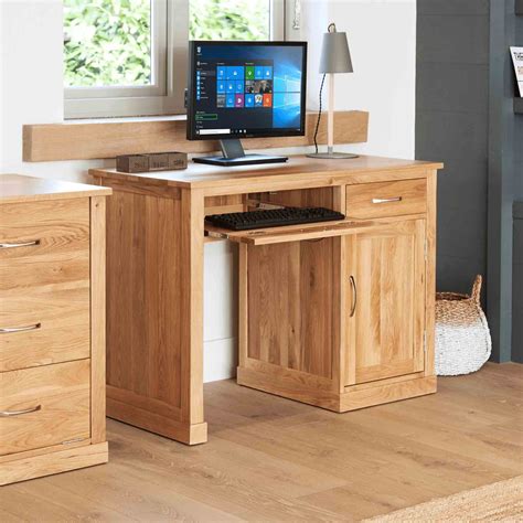 solid wood small desk  drawer cupboard mobel oak roseland furniture