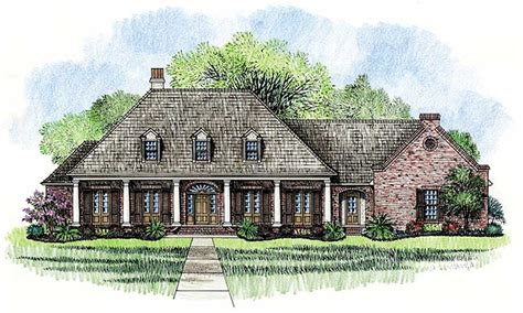 french country plantation sm architectural designs house plans