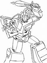 Coloring Pages Robot Transformer Disguise Bumblebee Ironhide Transformers Popular sketch template